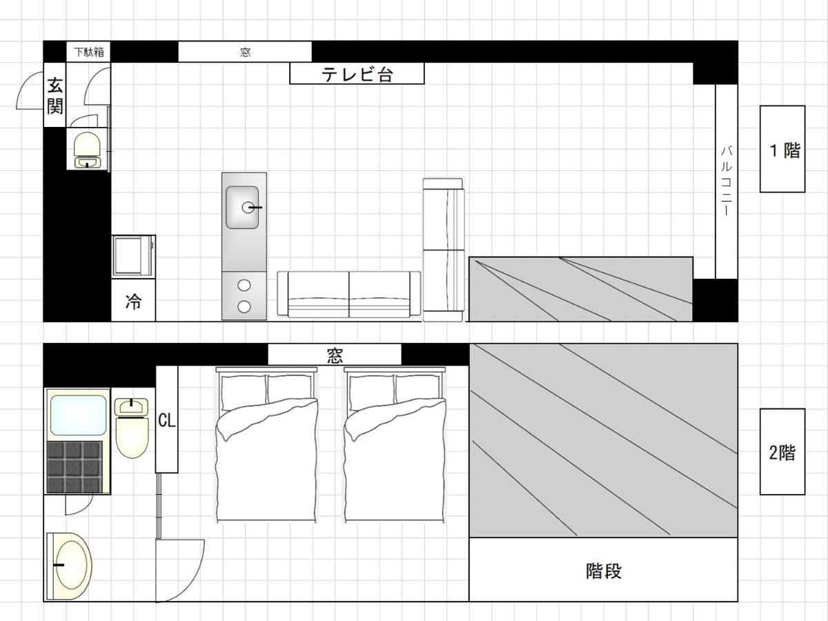 I Cube Kozu Apartment Osaka Exterior photo